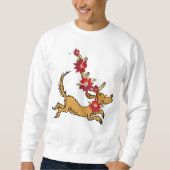 Schnürsenkel | Max Christmas Pointsettia Sweatshirt (Vorderseite)