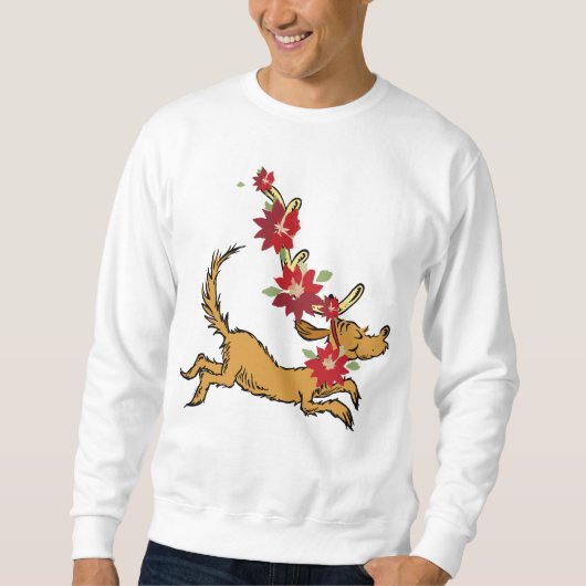 Schnürsenkel | Max Christmas Pointsettia Sweatshirt (Vorderseite)