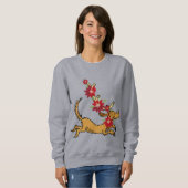 Schnürsenkel | Max Christmas Pointsettia Sweatshirt (Vorne ganz)