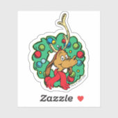 Schnürsenkel | Max Christmas Wreath Aufkleber (Blatt)