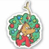 Schnürsenkel | Max Christmas Wreath Aufkleber (Vorderseite)
