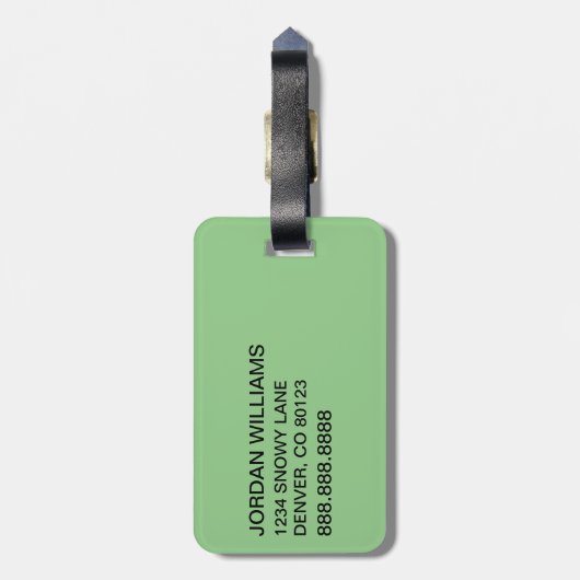 Schnürsenkel | Max Christmas Wreath Gepäckanhänger (Rückseite vertikal)