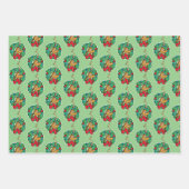 Schnürsenkel | Max Christmas Wreath Geschenkpapier Set (Vorderseite)