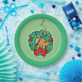 Schnürsenkel | Max Christmas Wreath Pappteller (Party)