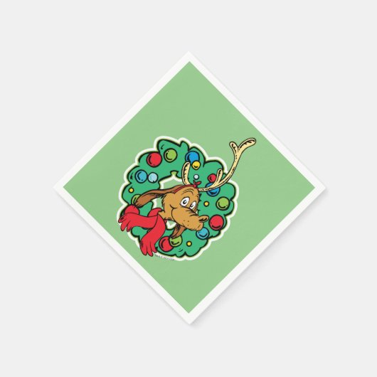 Schnürsenkel | Max Christmas Wreath Serviette (Ecke)