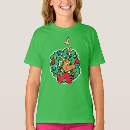 Schnürsenkel | Max Christmas Wreath T-Shirt (Vorderseite)