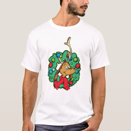 Schnürsenkel | Max Christmas Wreath T-Shirt (Vorderseite)