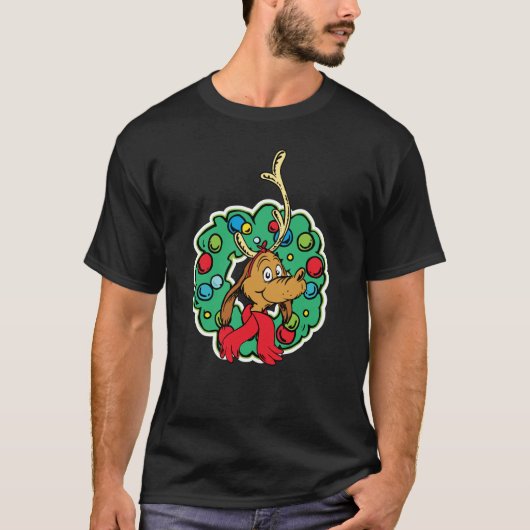 Schnürsenkel | Max Christmas Wreath T-Shirt (Vorderseite)