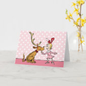 Schnürsenkel | Max & Cindy Lou Who Karte (Gelbe Blume)