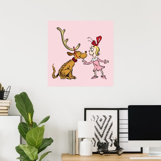 Schnürsenkel | Max & Cindy Lou Who Poster (Heimbüro)