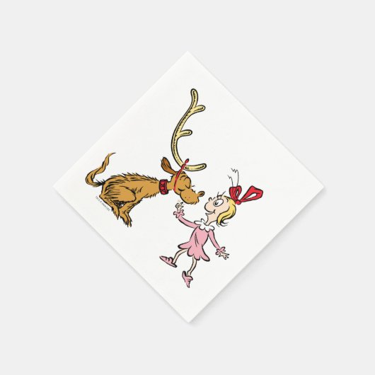 Schnürsenkel | Max & Cindy Lou Who Serviette (Ecke)