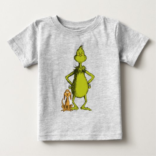 Schnürsenkel | Max & Grinch-Stanz Baby T-shirt (Vorderseite)