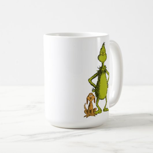 Schnürsenkel | Max & Grinch-Stanz Kaffeetasse (VorderseiteRechts)