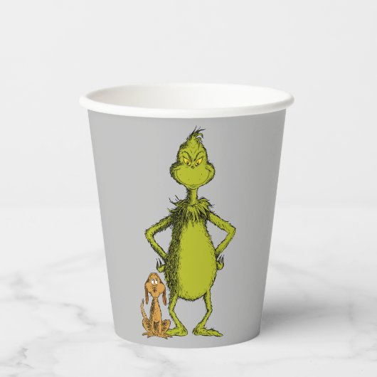 Schnürsenkel | Max & Grinch-Stanz Pappbecher (Vorderseite)