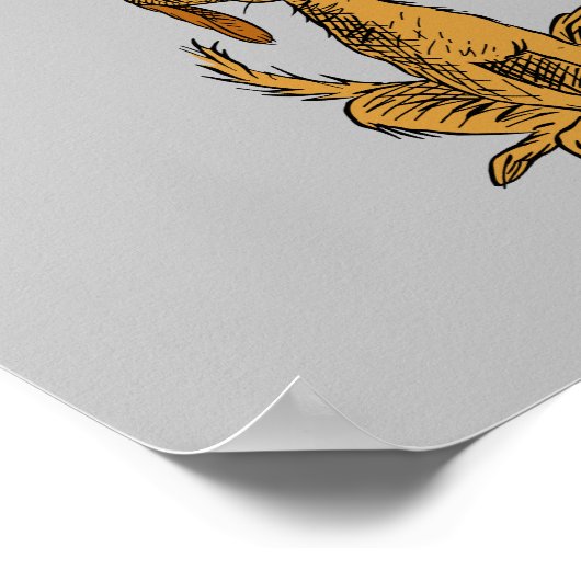 Schnürsenkel | Max & Grinch-Stanz Poster (Ecke)