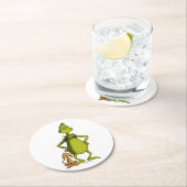 Schnürsenkel | Max & Grinch-Stanz Runder Pappuntersetzer (Vor Ort)