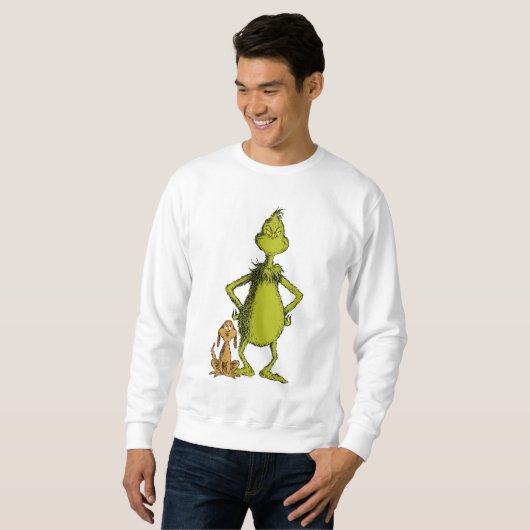 Schnürsenkel | Max & Grinch-Stanz Sweatshirt (Vorne ganz)