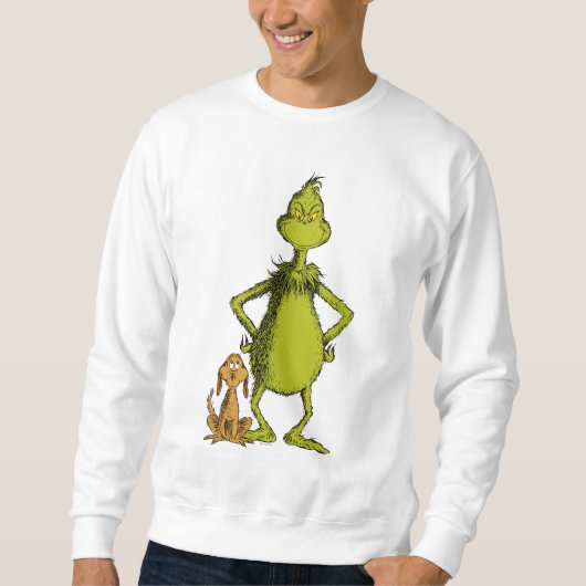 Schnürsenkel | Max & Grinch-Stanz Sweatshirt (Vorderseite)