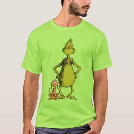 Schnürsenkel | Max & Grinch-Stanz T-Shirt (Vorderseite)