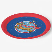 Schnürsenkel | Max Merry Grinchmas! Pappteller (Schrägansicht)