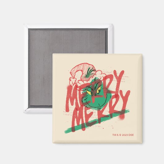 Schnürsenkel | Merry Merry Grunge Graphic Magnet (Vorderseite/Rückseite)