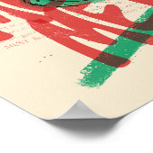 Schnürsenkel | Merry Merry Grunge Graphic Poster (Ecke)