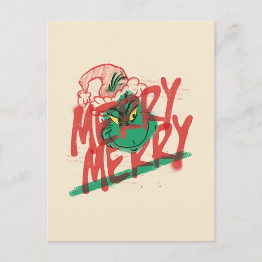 Schnürsenkel | Merry Merry Grunge Graphic Postkarte (Vorderseite)