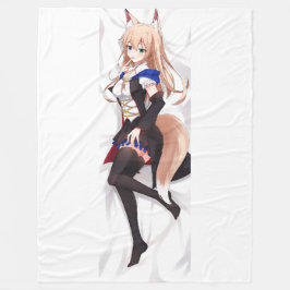 Schnürsenkel mit Kit dakimakura Decke vorne