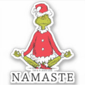 Schnürsenkel | Namaste Santa Claus Aufkleber (Vorderseite)