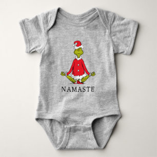 Schnürsenkel Namaste Santa Claus Baby Strampler