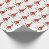 Schnürsenkel | Namaste Santa Claus Geschenkpapier (Ecke)