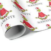 Schnürsenkel | Namaste Santa Claus Geschenkpapier (Rolleneckpunkt)
