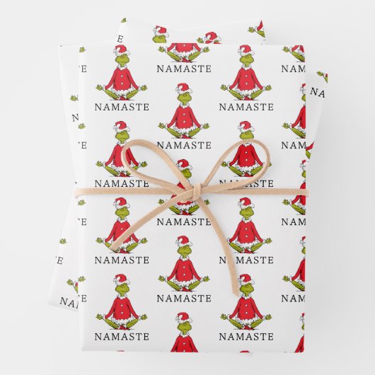 Schnürsenkel | Namaste Santa Claus Geschenkpapier Set (Beispiel)