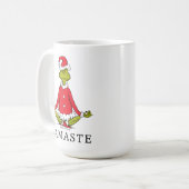 Schnürsenkel | Namaste Santa Claus Kaffeetasse (Vorderseite Links)