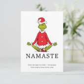 Schnürsenkel | Namaste Santa Claus Karte (Stehend Vorderseite)