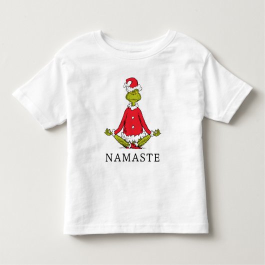 Schnürsenkel | Namaste Santa Claus Kleinkind T-shirt (Vorderseite)