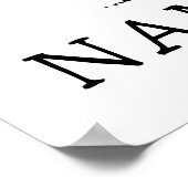 Schnürsenkel | Namaste Santa Claus Poster (Ecke)