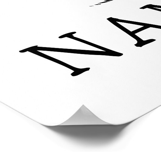 Schnürsenkel | Namaste Santa Claus Poster (Ecke)