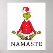 Schnürsenkel | Namaste Santa Claus Poster (Vorne)