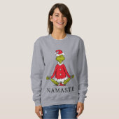 Schnürsenkel | Namaste Santa Claus Sweatshirt (Vorne ganz)