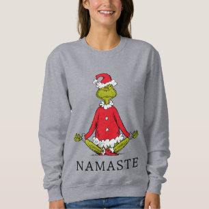 Schnürsenkel   Namaste Santa Claus Sweatshirt