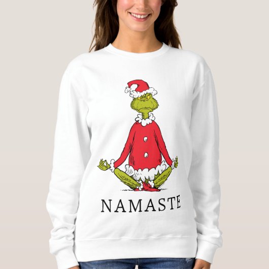 Schnürsenkel | Namaste Santa Claus Sweatshirt (Vorderseite)