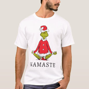 Schnürsenkel Namaste Santa Claus T-Shirt