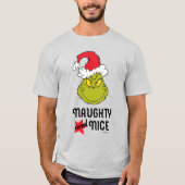 Schnürsenkel | Naughty und Nice T-Shirt (Vorderseite)