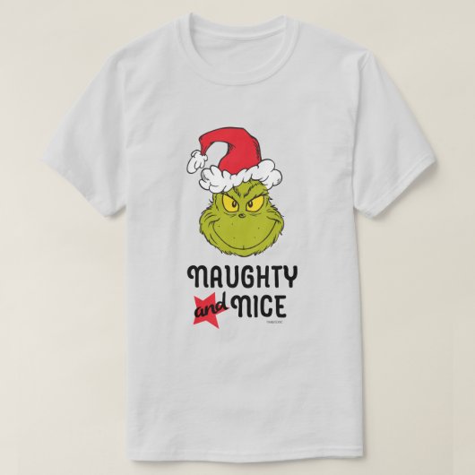 Schnürsenkel | Naughty und Nice T-Shirt (Design vorne)