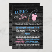 Schnürsenkel oder Spitzholzgeschlechtsdusche Einladung (Vorne/Hinten)