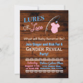 Schnürsenkel oder Spitzholzgeschlechtsdusche Einladung (Vorderseite)