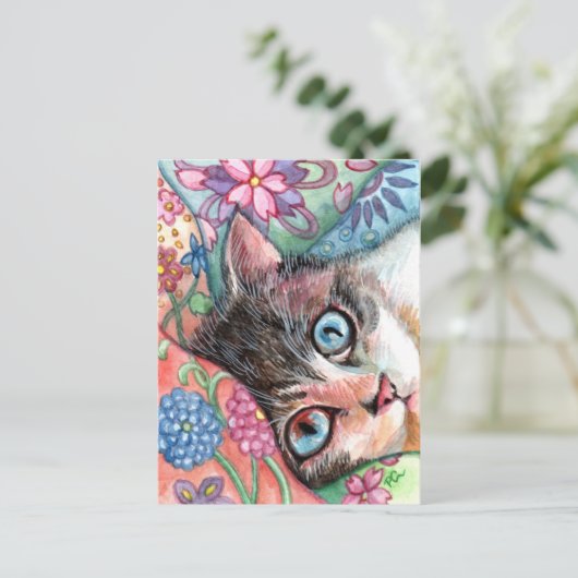 Schnürsenkel Postkarte (Stehend Vorderseite)