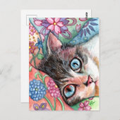 Schnürsenkel Postkarte (Vorne/Hinten)