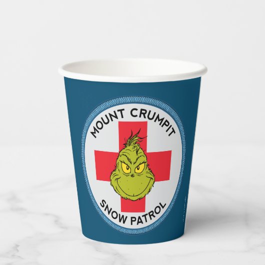 Schnürsenkel | Rompit-Schneemobil Pappbecher (Rückseite)